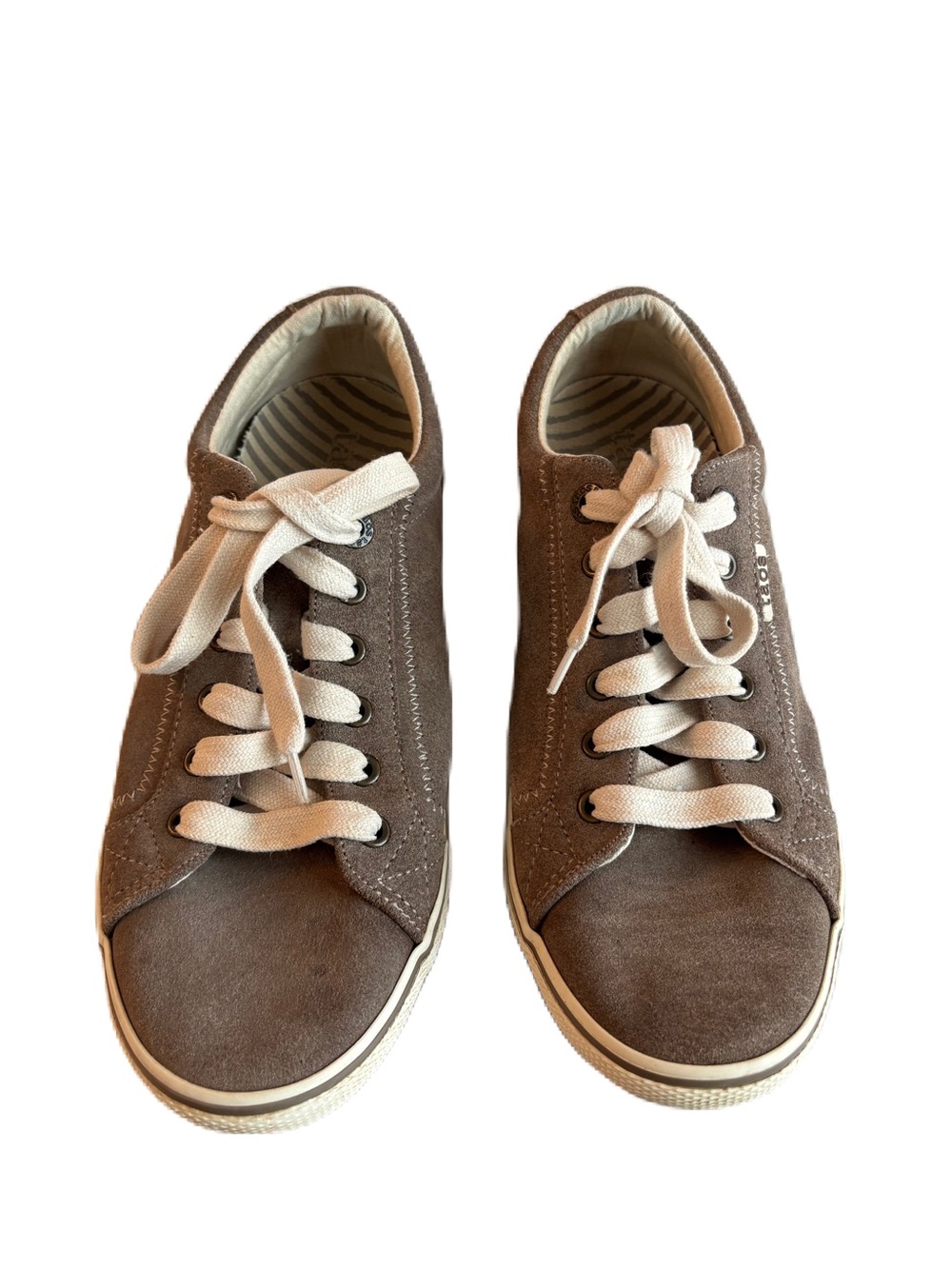 Taos Women's Retro Star Brown Suede Sneaker Size 9.5